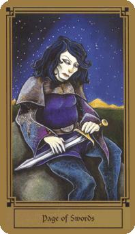  - Fantastical Tarot - ̴ - Page Of Swords