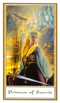 ܶ - Gendron Tarot - ̴ - Page Of Swords