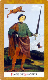 ƽʱ - Golden Tarot - ̴ - Page Of Swords