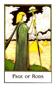  - Palladini Tarot - Ȩ̴ - Page Of Wands