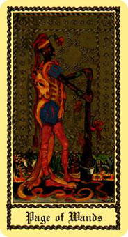 ˹ - Scapini Tarot - Ȩ̴ - Page Of Wands