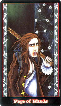 Ѫ - Vampire Tarot - Ȩ̴ - Page Of Wands