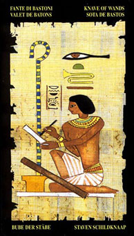  - Egyptian Tarot - Ȩ̴ - Page Of Wands