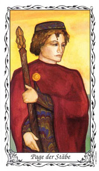 ޵ - Das Hudes Tarot - Ȩ̴ - Page Of Wands