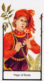 ž - Tarot Of The Old Path - Ȩ̴ - Page Of Wands