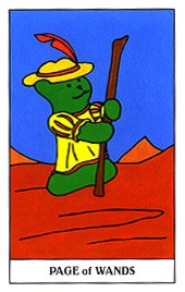 С - Gummy Bear Tarot - Ȩ̴ - Page Of Wands