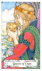 ɭ޲ - Hanson Roberts Tarot - ʥ - Queen Of Cups