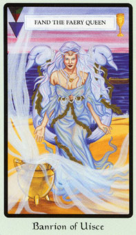  - Faery Wicca Tarot - ʥ - Queen Of Cups