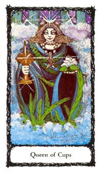 ʥõ - Sacred Rose Tarot - ʥ - Queen Of Cups