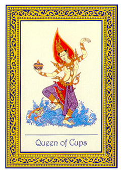 ̩ʼ - Royal Thai Tarot - ʥ - Queen Of Cups