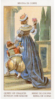 ո - Tarot of The Renaissance - ʥ - Queen Of Cups