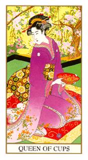  - Ukiyoe Tarot - ʥ - Queen Of Cups