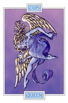  - Winged Spirit Tarot - ʥ - Queen Of Cups