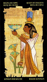  - Egyptian Tarot - ʥ - Queen Of Cups