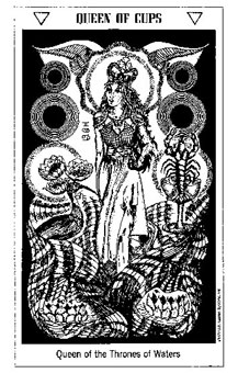 ʿ - The Hermetic Tarot - ʥ - Queen Of Cups