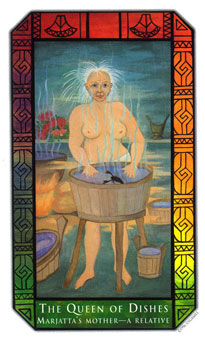 ʷʫ - Kalevala Tarot - ʥ - Queen Of Cups