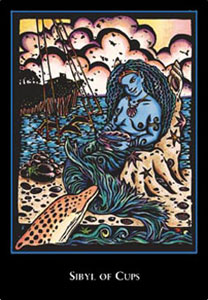 羫 - The World Spirit Tarot - ʥ - Queen Of Cups