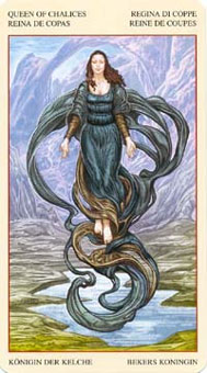 ɯ - Mona Lisa Tarot - ʥ - Queen Of Cups