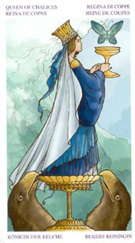 ռ˿ - Wirth Tarot Of Trade Edition - ʥ - Queen Of Cups