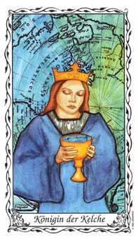 ޵ - Das Hudes Tarot - ʥ - Queen Of Cups