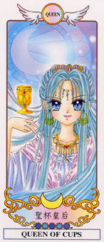 ϣ - Grecian Eudaemon Tarot - ʥ - Queen Of Cups