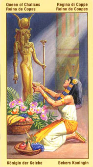 ˹ - Ramses Tarot of Eternity - ʥ - Queen Of Cups