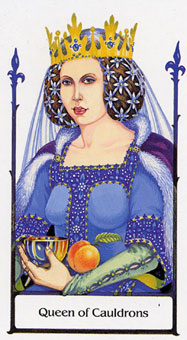 ž - Tarot Of The Old Path - ʥ - Queen Of Cups