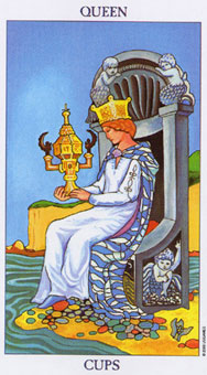 ΰ - Radiant Rider-Waite Tarot - ʥ - Queen Of Cups