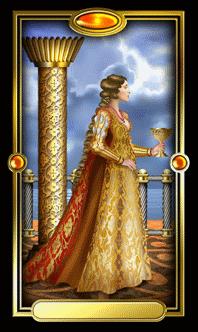 Ѥ - Gilded Tarot - ʥ - Queen Of Cups