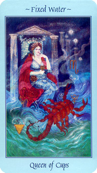  - Celestial Tarot - ʥ - Queen Of Cups