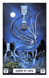  - Dragon Tarot - ʥ - Queen Of Cups