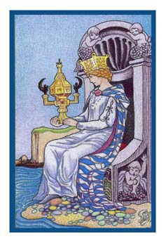 ³ - Epicurean Tarot - ʥ - Queen Of Cups