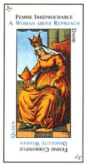  - Etteilla Tarot - ʥ - Queen Of Cups