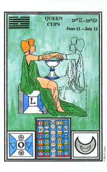 ħʽ - Tarot Of Ceremonial Magic - ʥ - Queen Of Cups