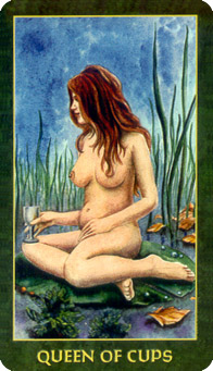 䴫˵ - Folklore Tarot - ʥ - Queen Of Cups