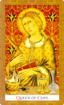 ƽʱ - Golden Tarot - ʥ - Queen Of Cups