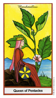 ҩ - Herbal Tarot - Ǯ - Queen Of Pentacles