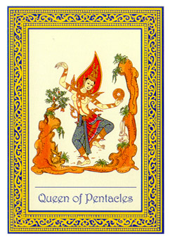 ̩ʼ - Royal Thai Tarot - Ǯ - Queen Of Pentacles