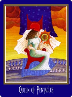  - New Century Tarot - Ǯ - Queen Of Pentacles