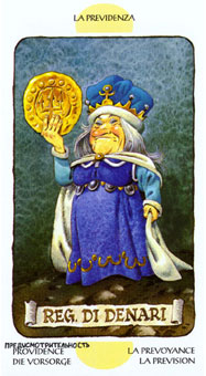  - Tarot of the Gnomes - Ǯ - Queen Of Pentacles