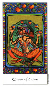 ý - Tarot of the Trance - Ǯ - Queen Of Pentacles