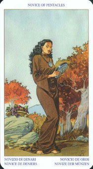 ͽ - Pagan Tarot - Ǯ - Queen Of Pentacles