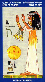 ˹ҿ˹ - Tarot of the Sphinx - Ǯ - Queen Of Pentacles