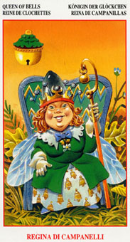  - The Fairy Tarot - Ǯ - Queen Of Pentacles