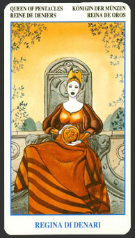  - Secret Tarot - Ǯ - Queen Of Pentacles