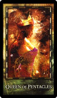 Ϲ - Archeon Tarot - Ǯ - Queen Of Pentacles