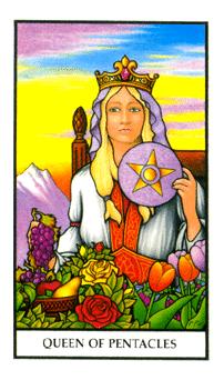 ŵ - Connolly Tarot - Ǯ - Queen Of Pentacles