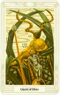  - Croley Tarot - Ǯ - Queen Of Pentacles