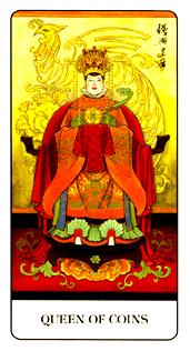 й - Chinese Tarot - Ǯ - Queen Of Pentacles