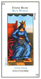  - Etteilla Tarot - Ǯ - Queen Of Pentacles